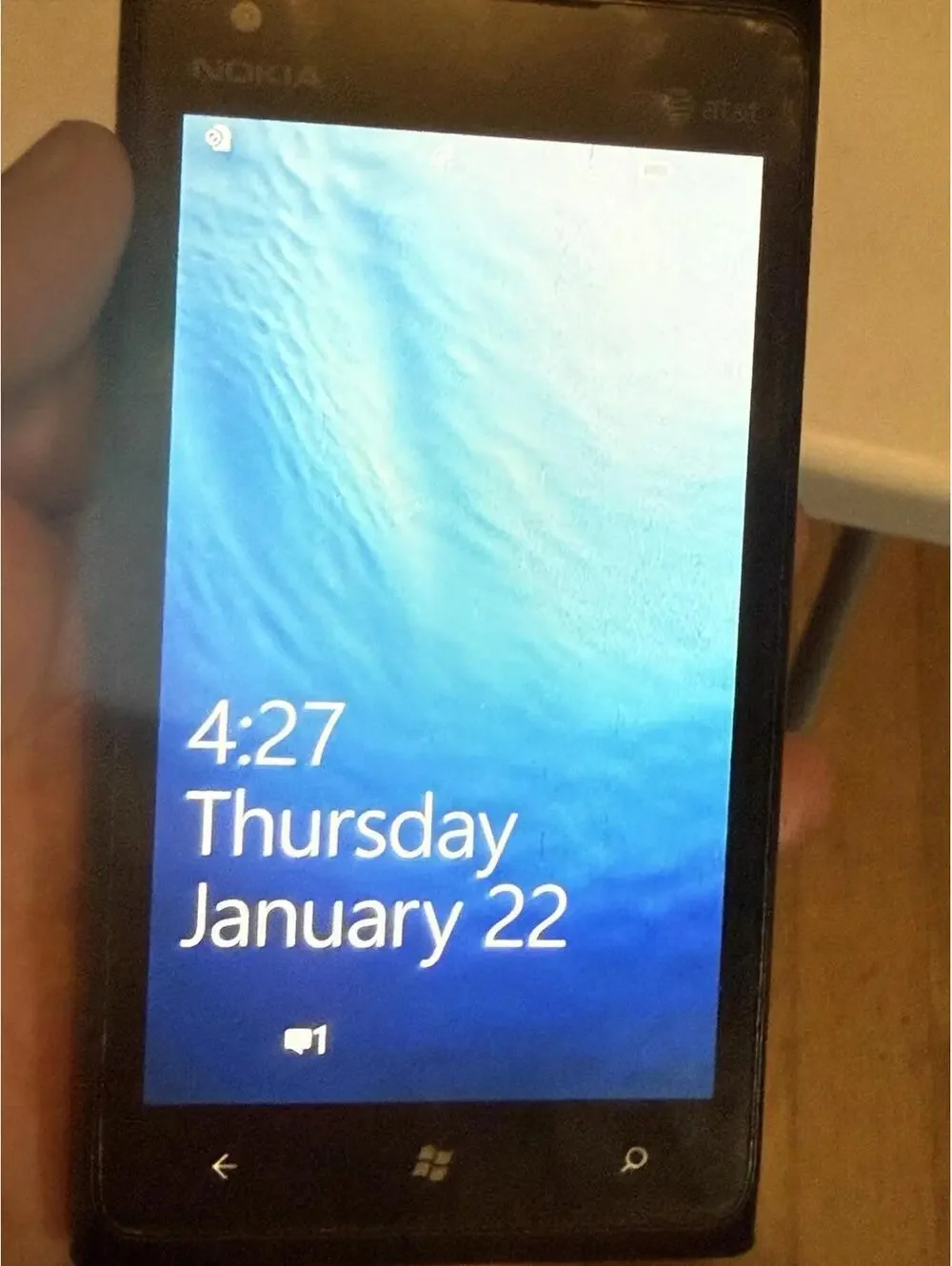 Nokia Lumia 900 – AT&T – Factory Reset – Windows Phone 7.8 – W/simcard